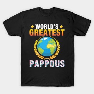 World's Greatest Pappous Happy To Me Mother Father Daddy Mom T-Shirt